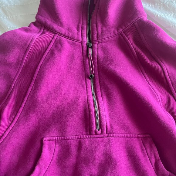 Lululemon Half-zip Scuba xs/s Ripened Raspberry - Picture 3 of 7